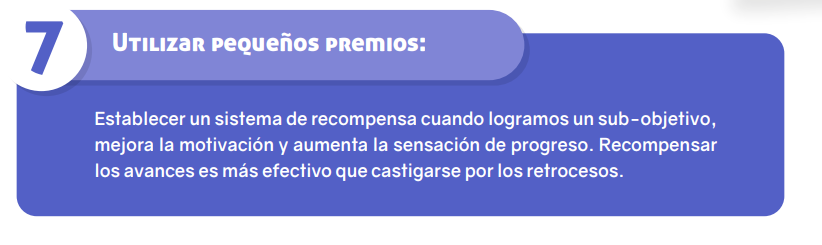 Recomendaciones para alcanzar nuestros propósitos