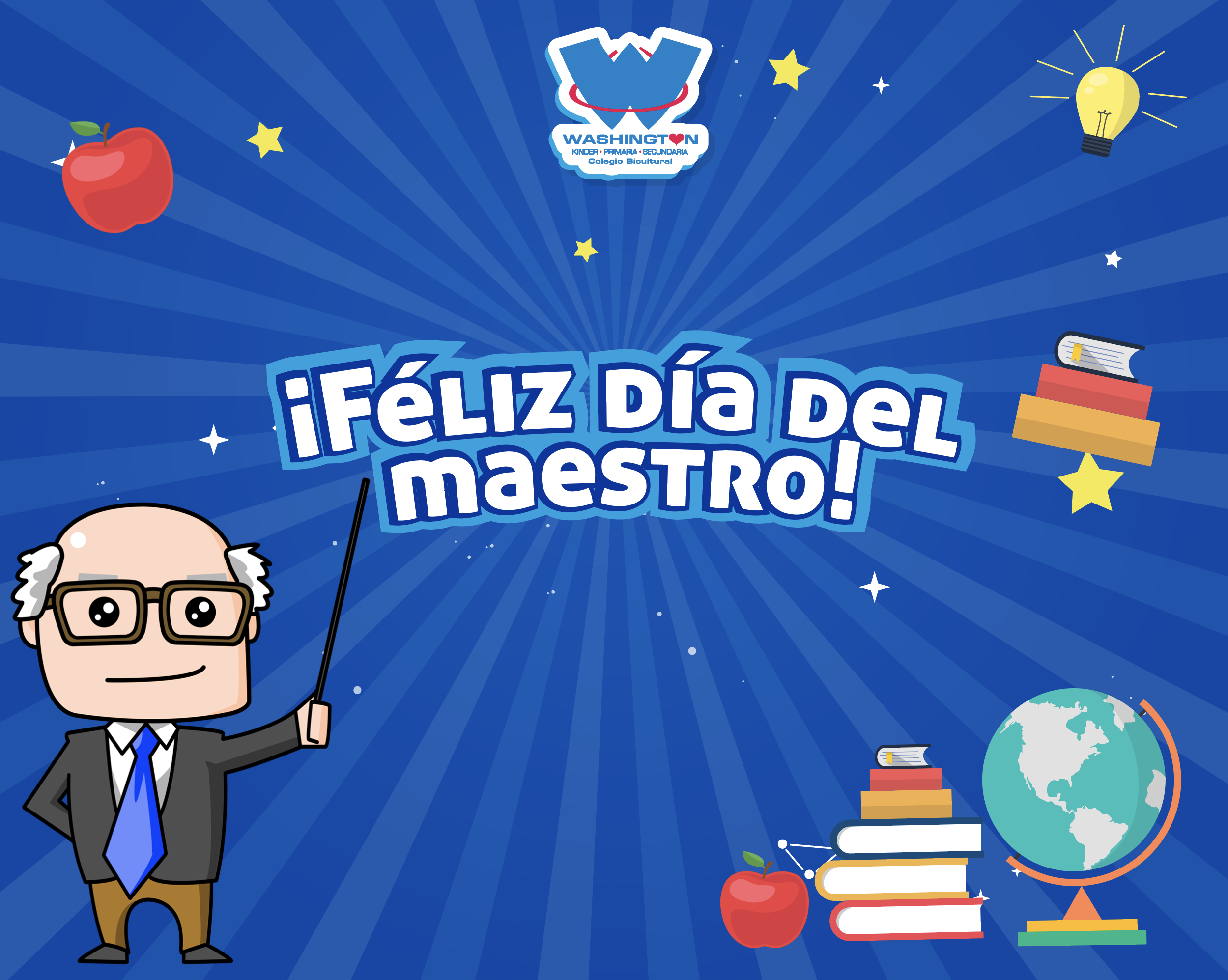 ¡Feliz día del maestro!