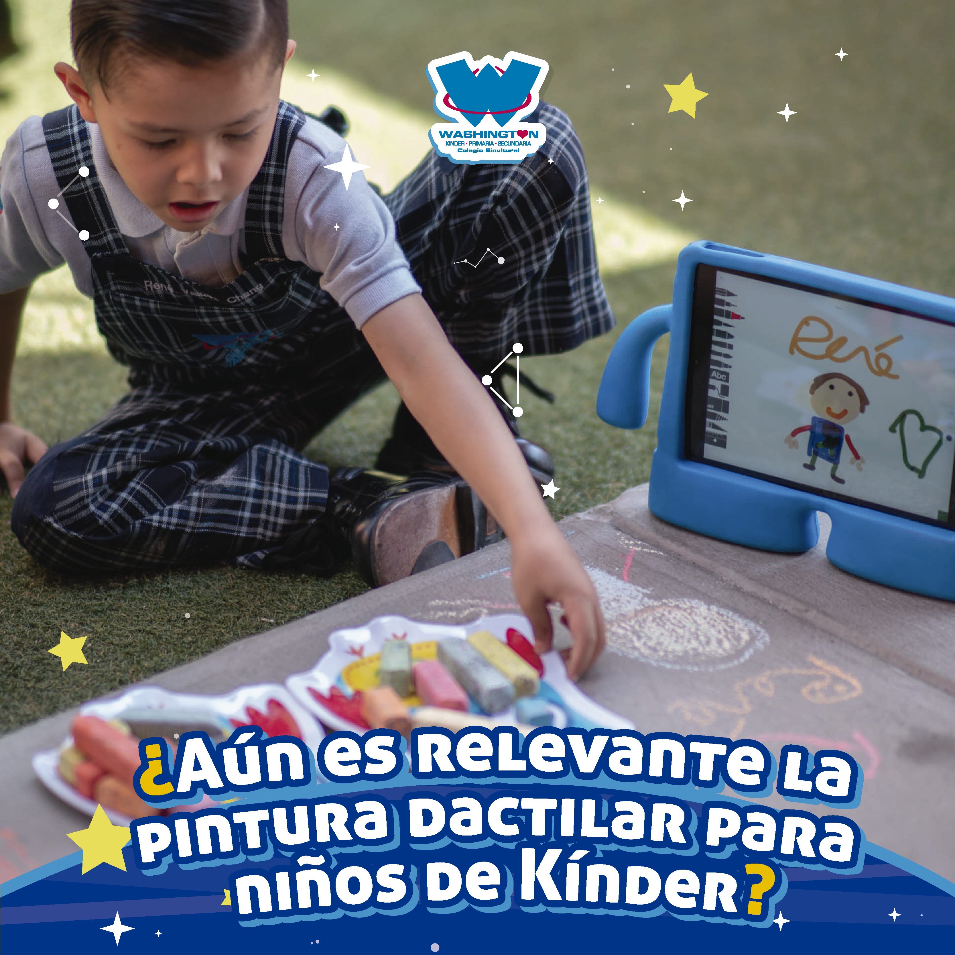 ¿Aún es relevante la pintura dactilar para niños de Kínder?