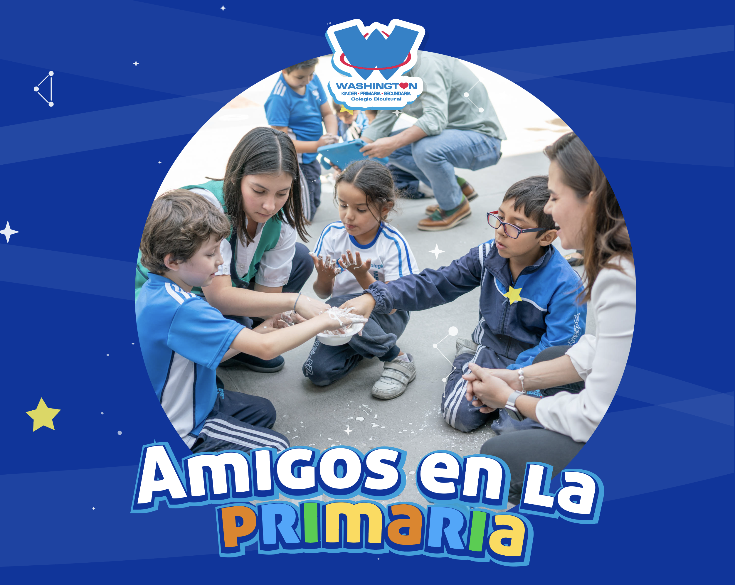 Amigos en la primaria.