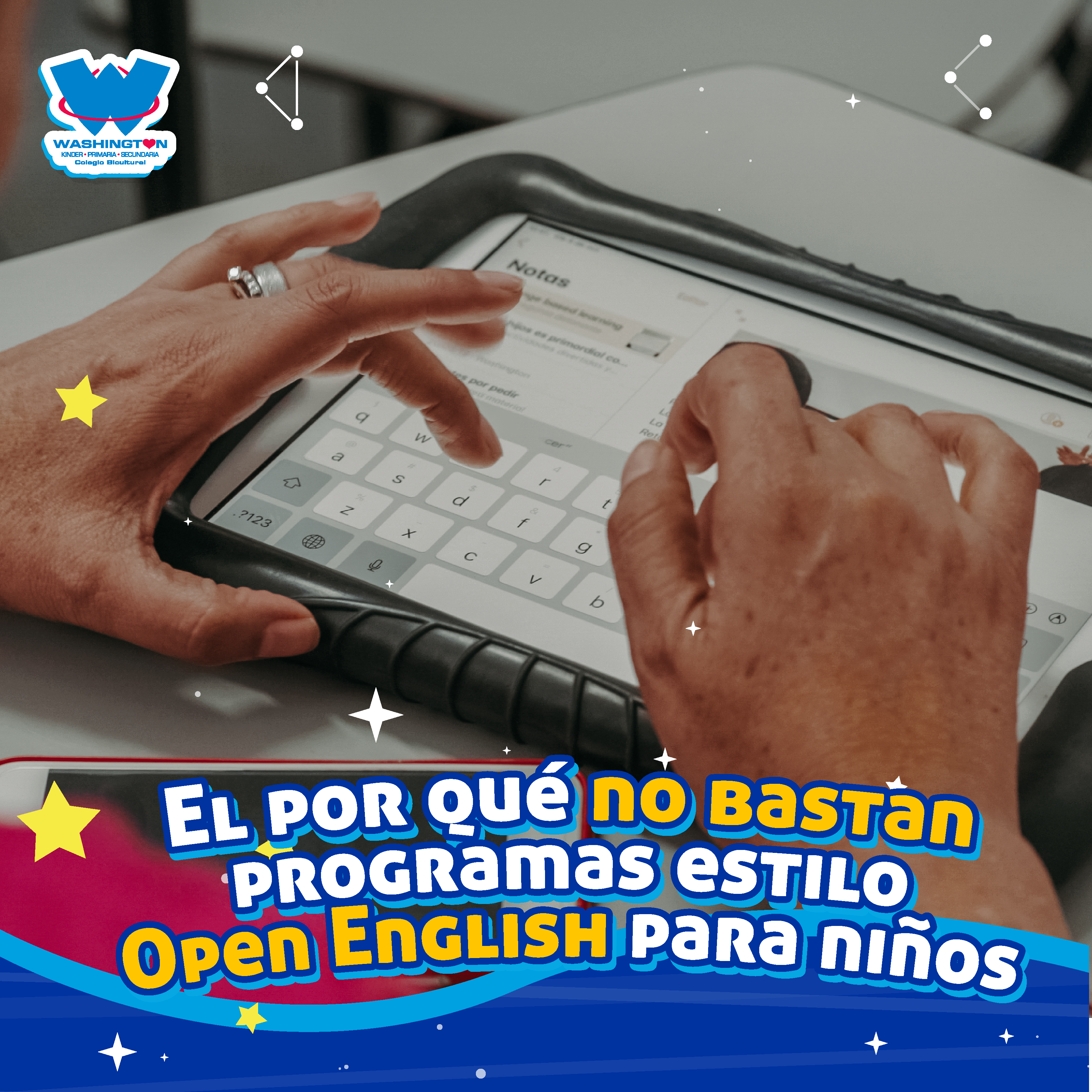 El por qué no bastan programas estilo Open English para niños