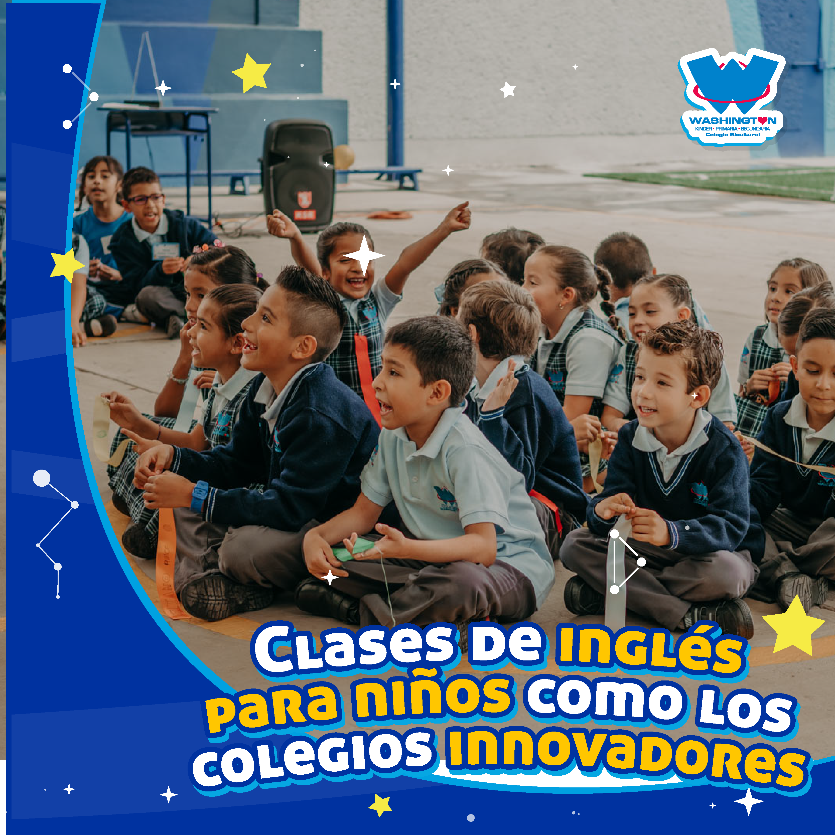 Clases de inglés para niños en colegios innovadores