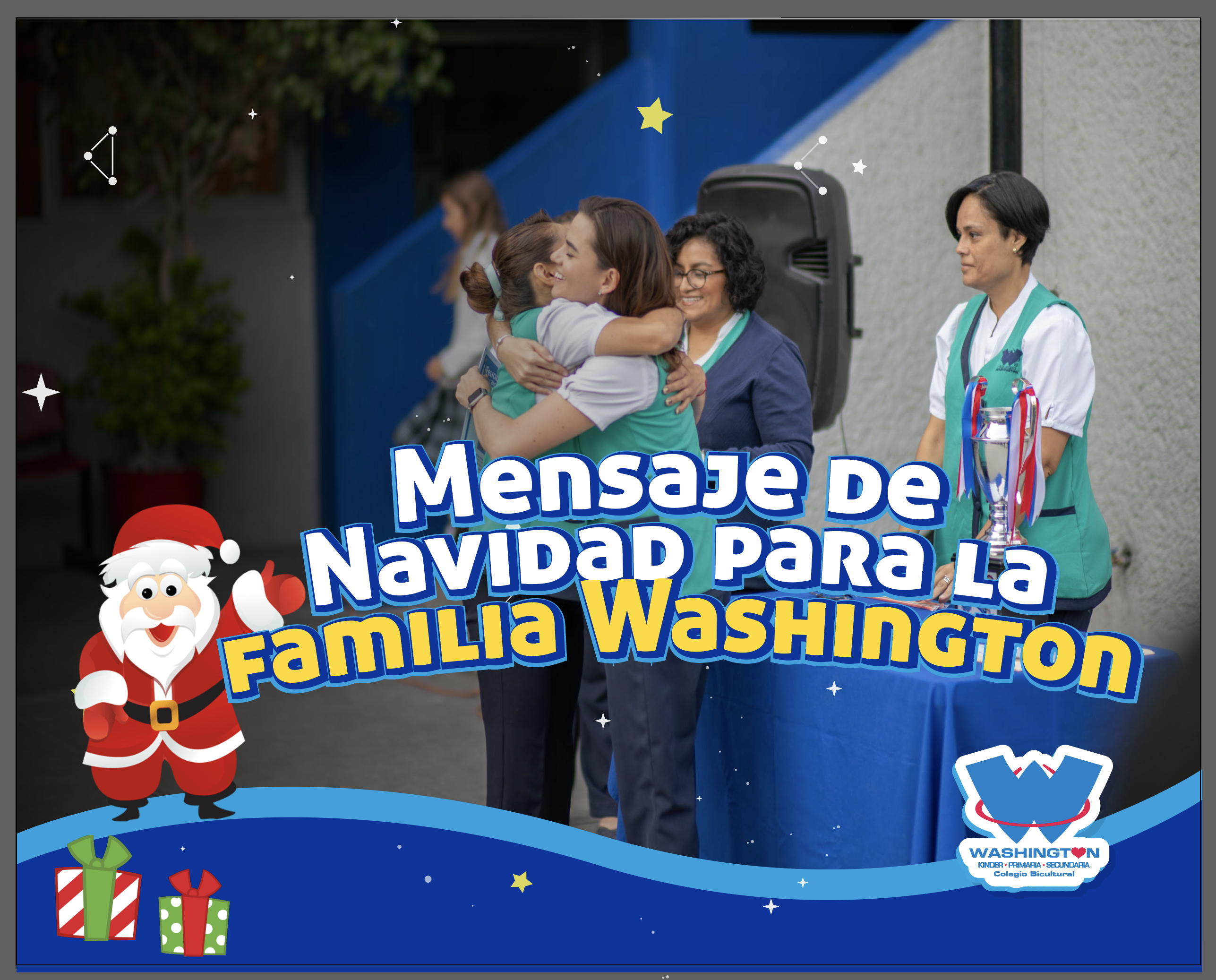 Mensaje de Navidad para la familia Washington