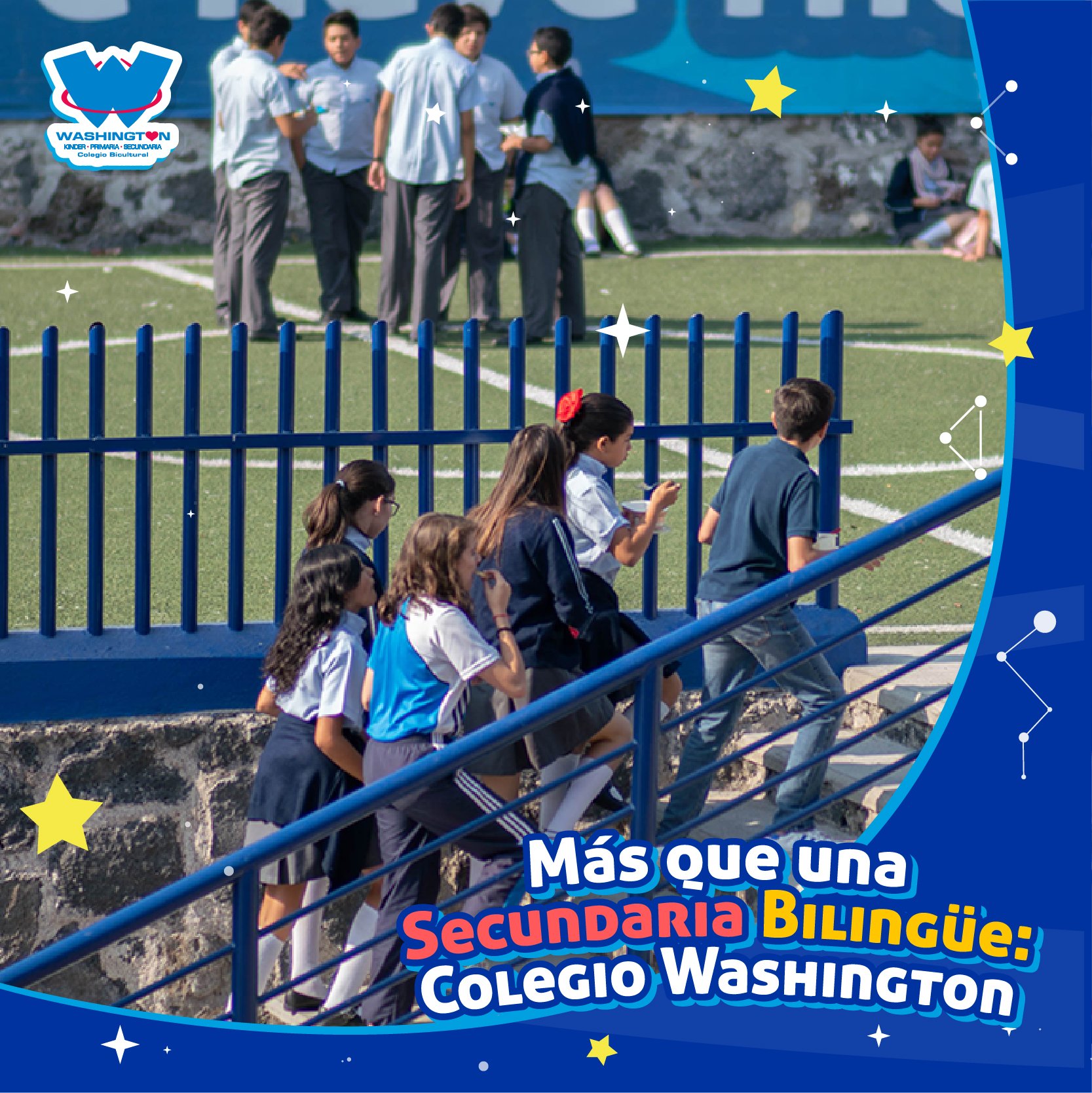 Más que una secundaria bilingüe: Colegio Washington