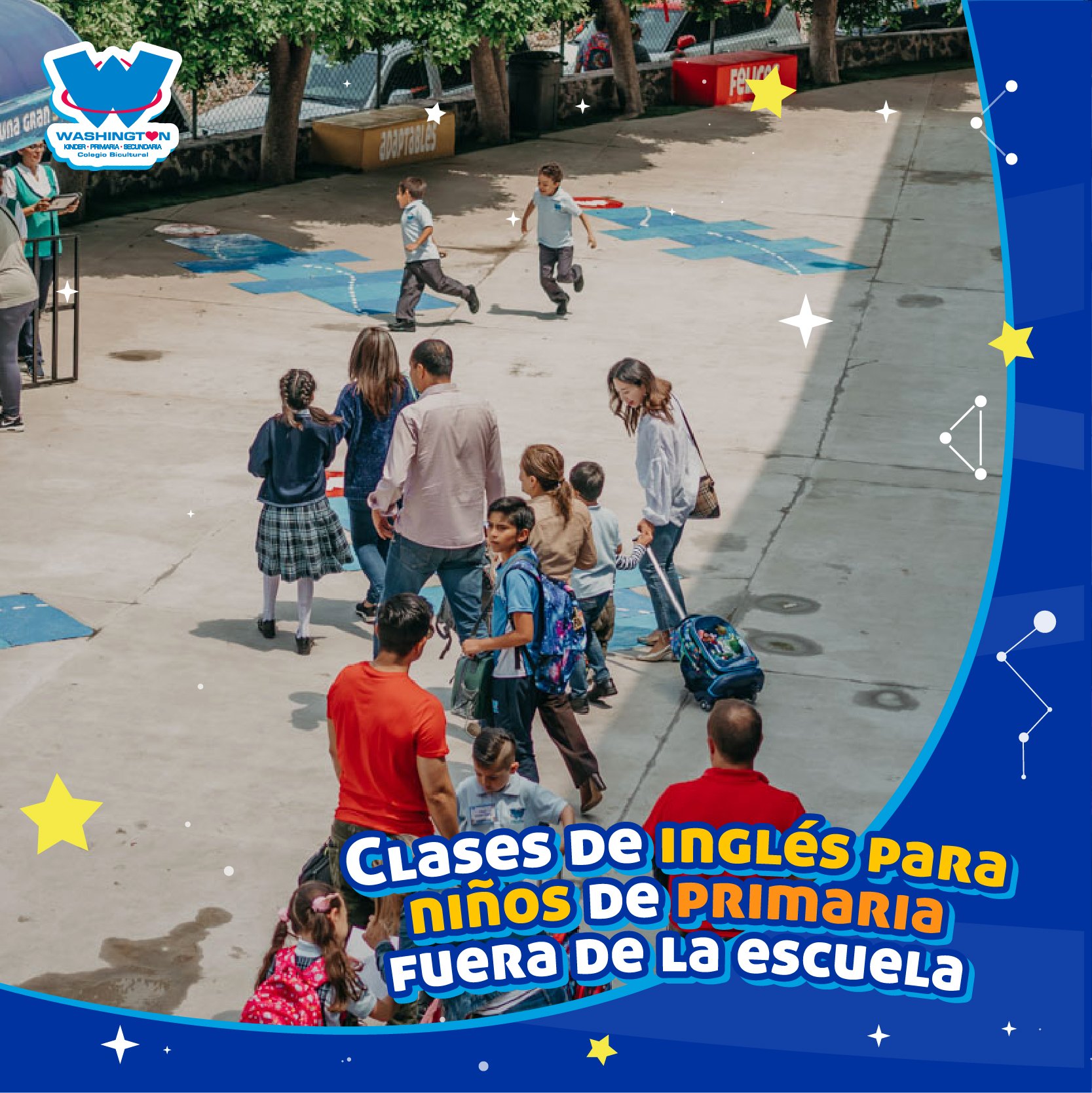 Clases de inglés para niños de primaria fuera de la escuela