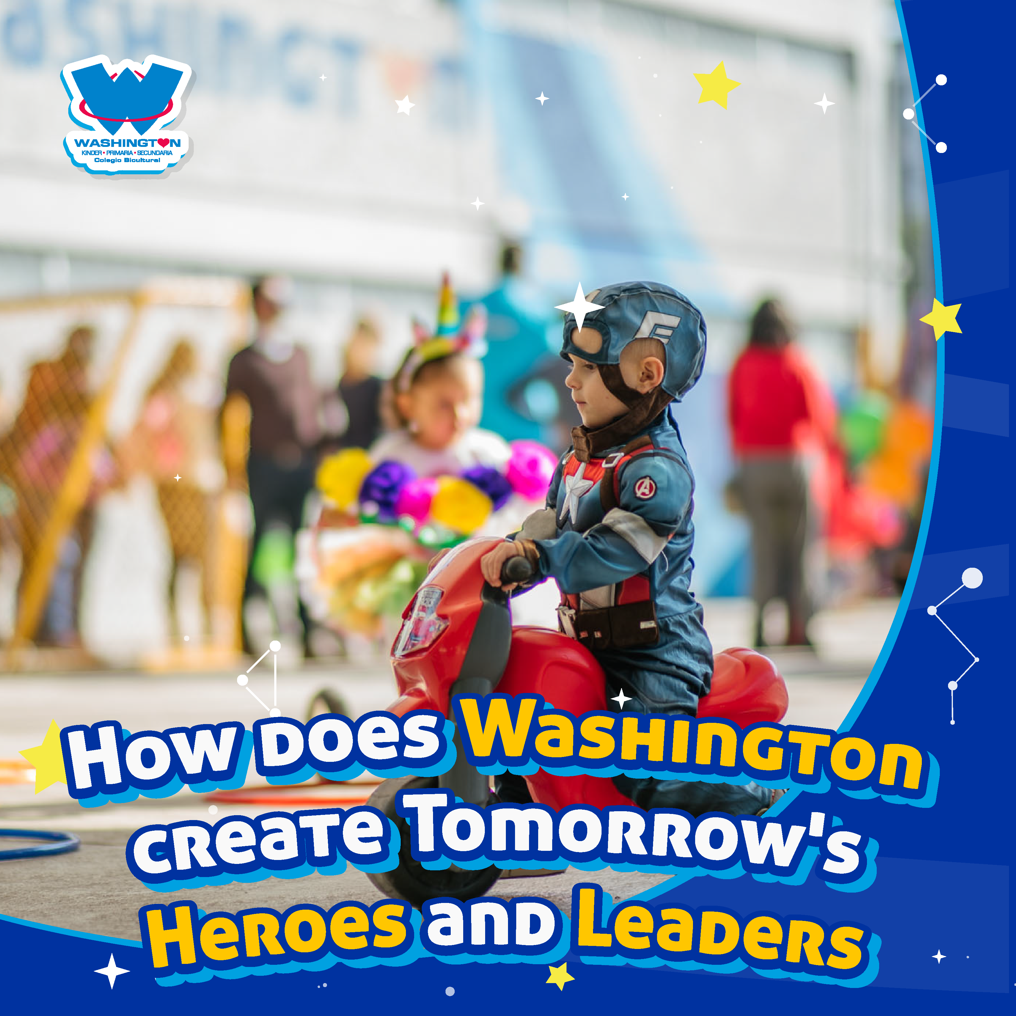 How does Washington create Tomorrow's Heroes and Leaders